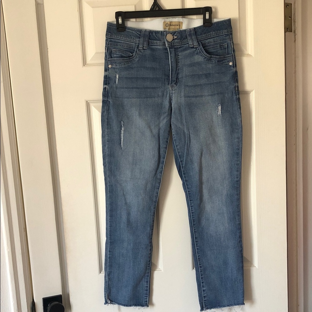 Democracy Light Blue Ankle Jeans
